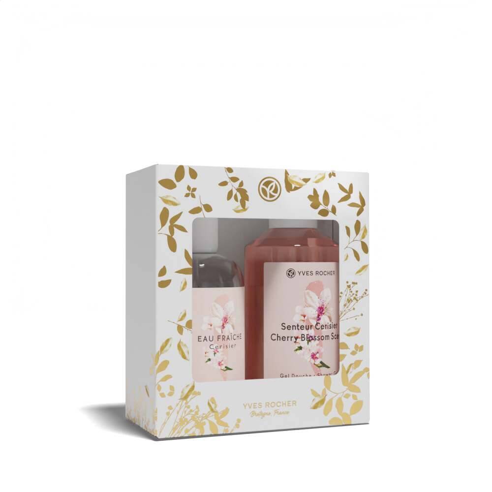 Conjunto de Presente Aromático - Água Fresca de Flor de Cerejeira