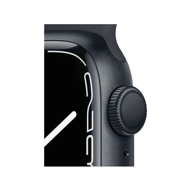 Apple Watch Series 7 GPS 45 - Midnight Aluminum - Black Sport Band - Refurbished - Excellent Condition