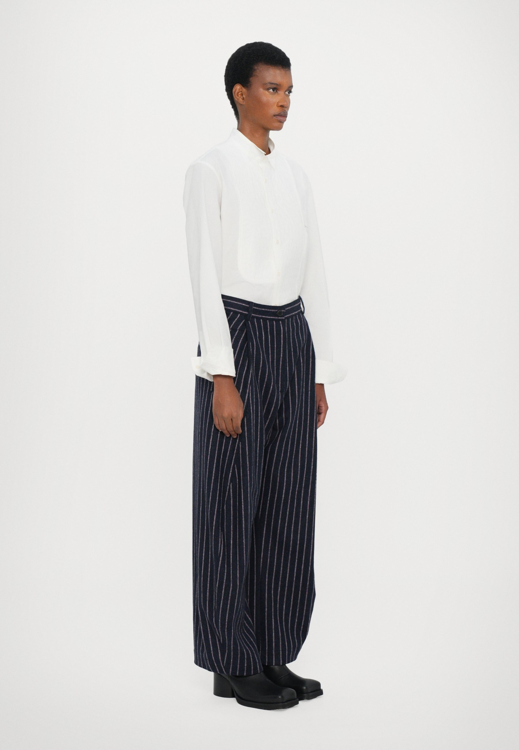 Henrik Vibskov SHADY SUITING PANTS - Bukse - dark blue