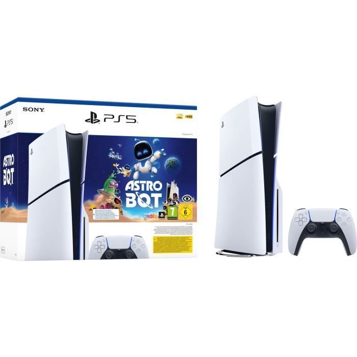 PS5 Standard-Bundle (mit CD-Laufwerk): PlayStation 5 Konsole (Slim-Modell) + Astro Bot (Code)
