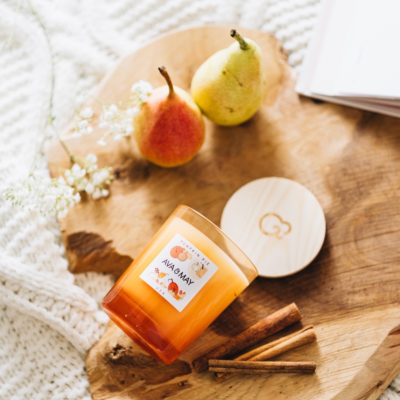 AVA & MAY Bougie parfumée Pumpkin Pie