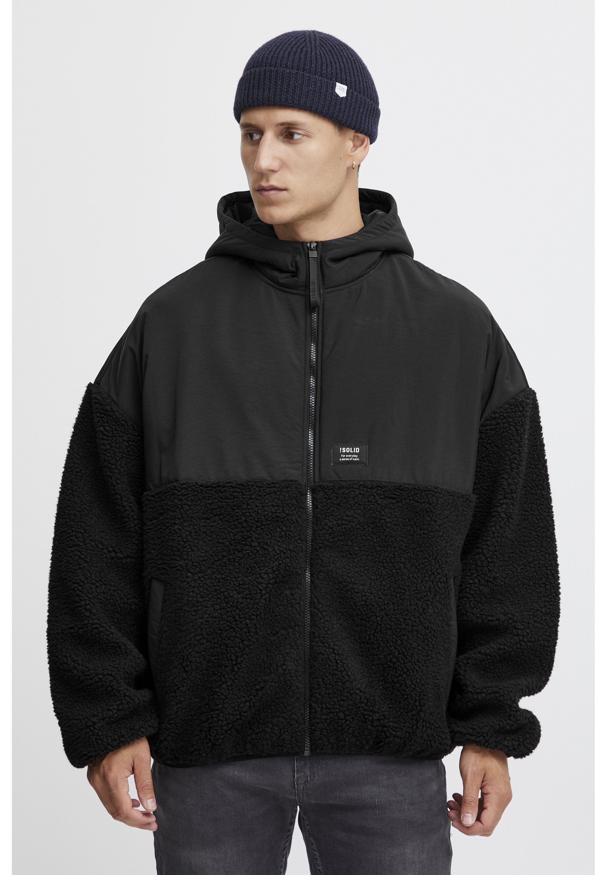 Giacca in pile Solid SDMARKTEDDY - nero intenso