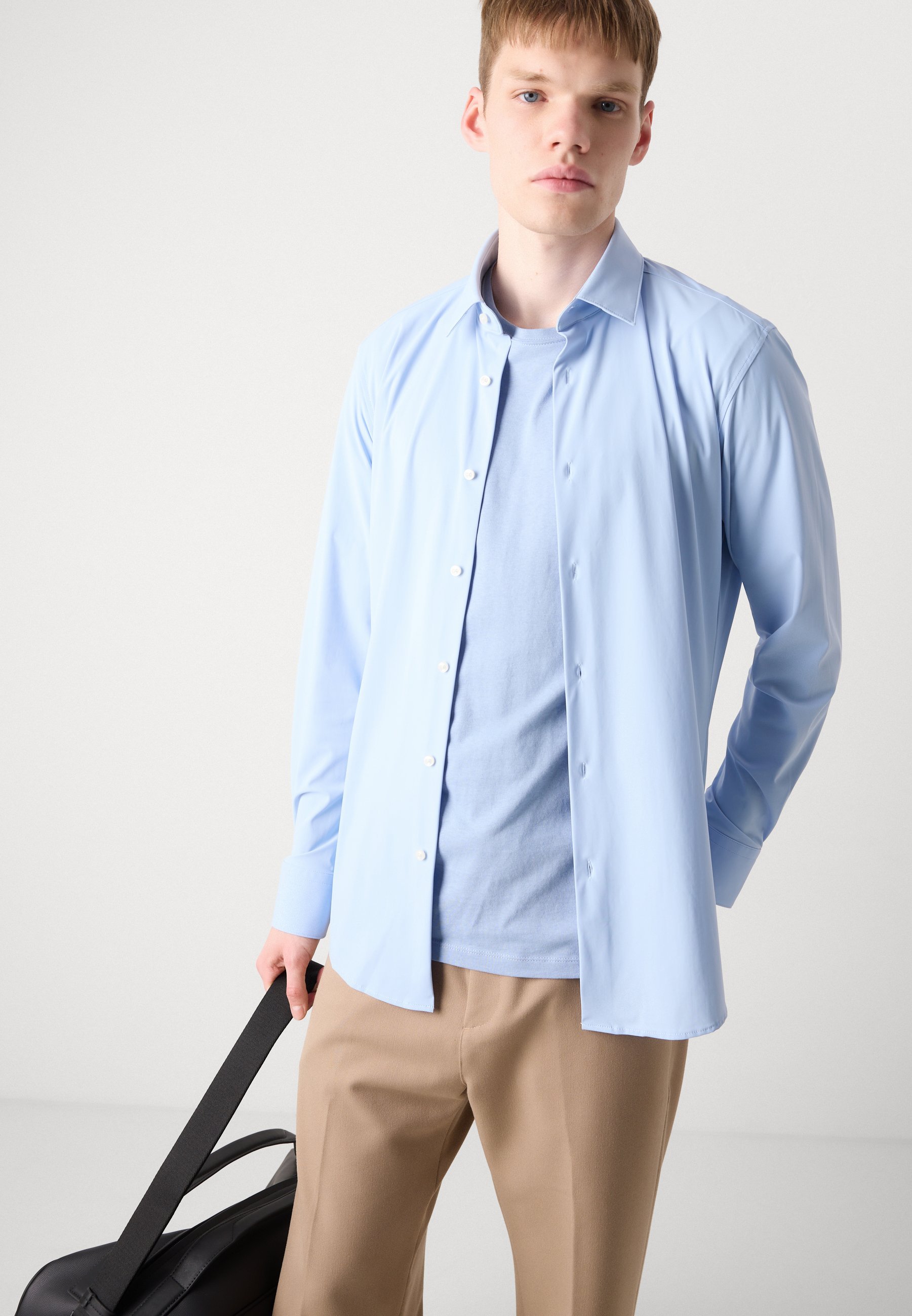 Chemise BOSS HANK KENT - bleu pastel clair