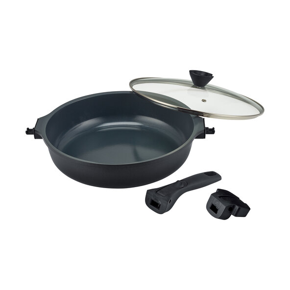 Koeken- en ovenpan, 32 cm, met korte en lange handgreep.