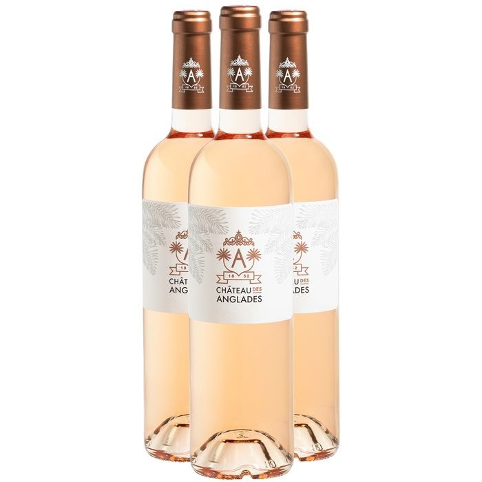 Château des Anglades Côtes de Provence 2021 - Vin Rosé (3x75cl)