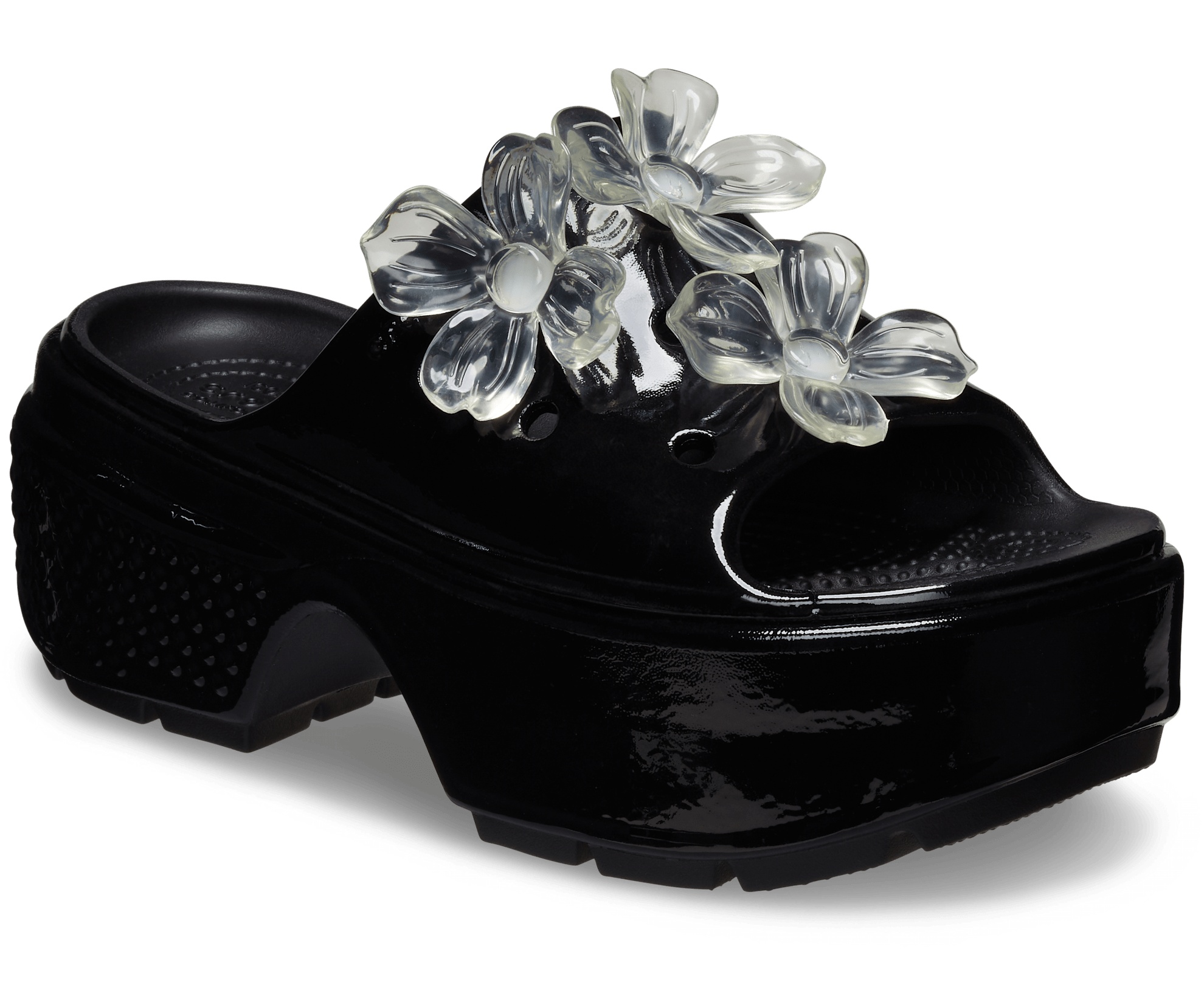 Stomp Hyper Floral High Shine Slide
