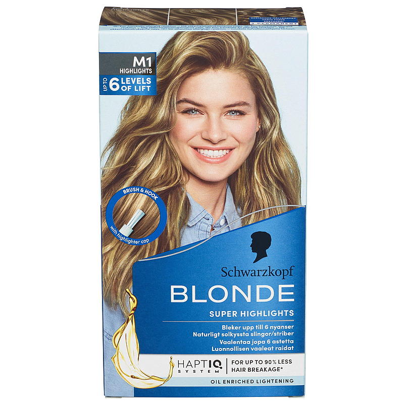 Schwarzkopf Hårfarve Blond M1Super highlights Schwarzkopf