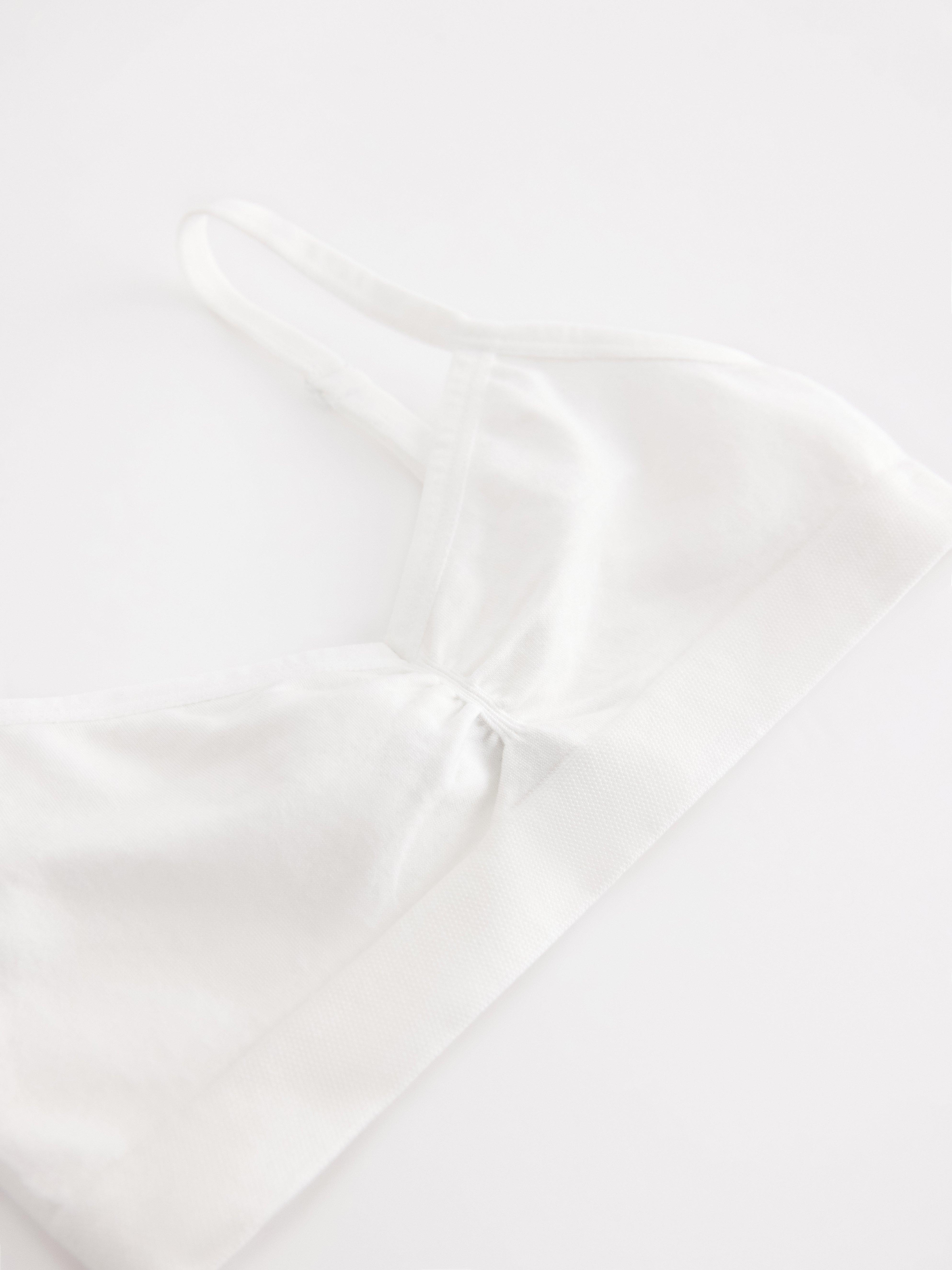 Haut court sans coutures blanc