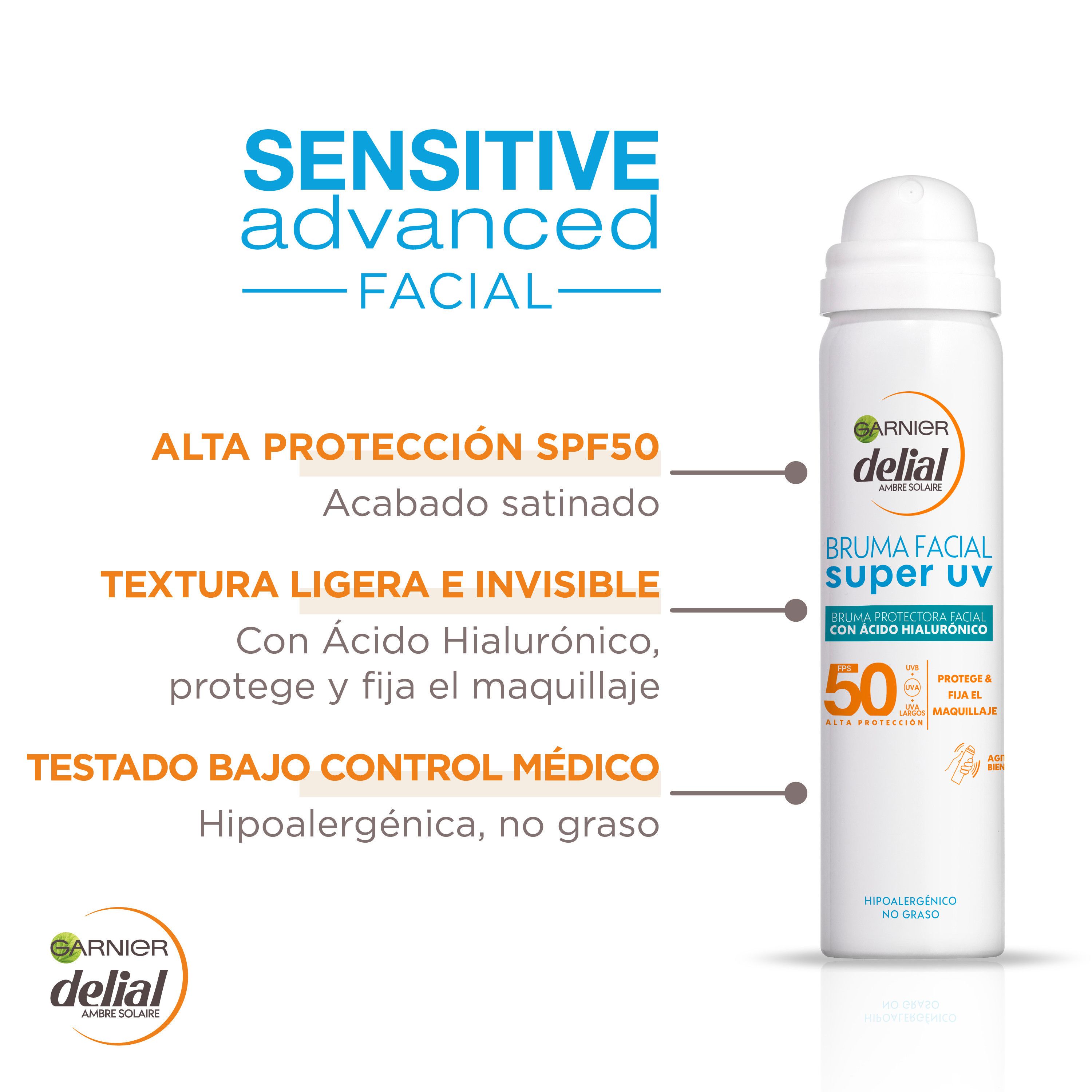 Delial Sensitive Advanced Hydratačný sprej na tvár Ochrana tváre