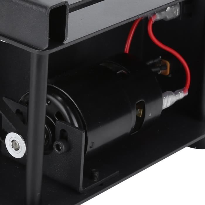 Mini-Tischkreissägen, weit verbreitete Tischkreissägen, tragbar, EU-Stecker 110–240 V, geeignet für die Bearbeitung von Weichmetallen