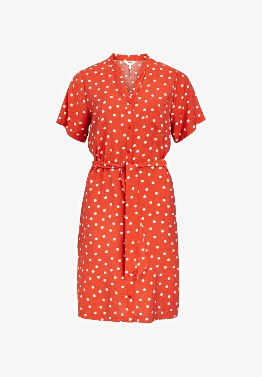 Robe-chemise Object - rouge clair