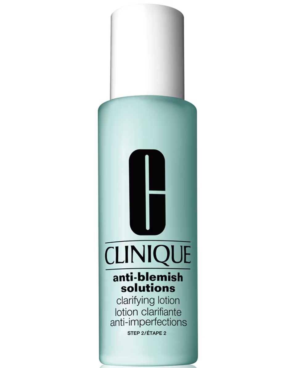 CLINIQUE ANTI-BLEMISH SOLUTIONS™ CLARIFYING LOTION LOTION ZA PILING - PROTIV AKNI - SUSTAV U 3 KORAKA