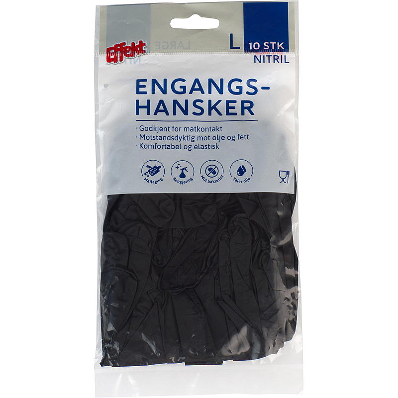Effect Einweghandschuhe, 10er-Packung, Größe L
