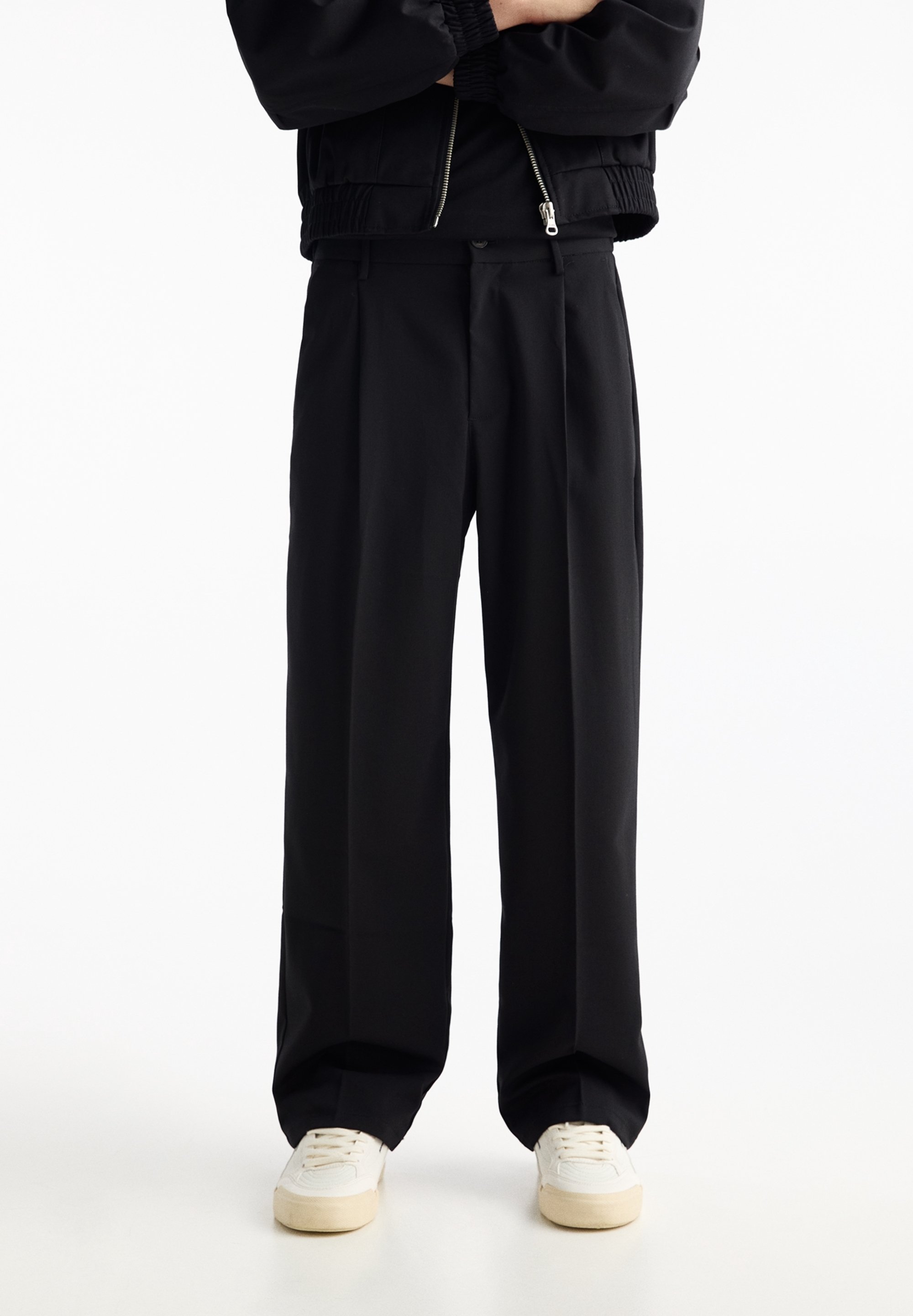 PULL&BEAR Broek - zwart