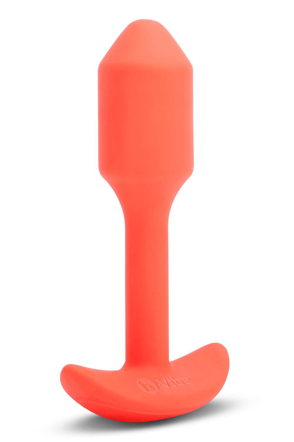 B-Vibe vibrējošais aizbāznis 1 oranžs
