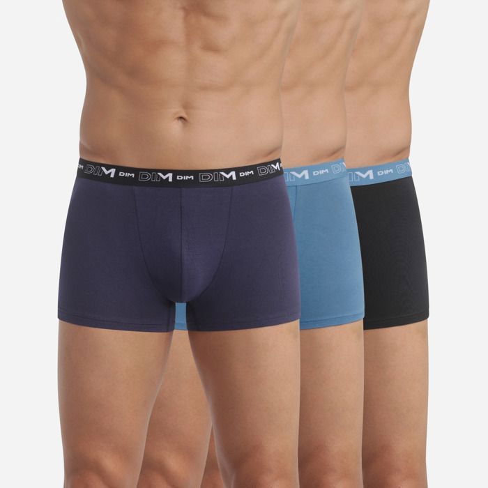 Paquete de 3 calzoncillos bóxer de algodón elástico