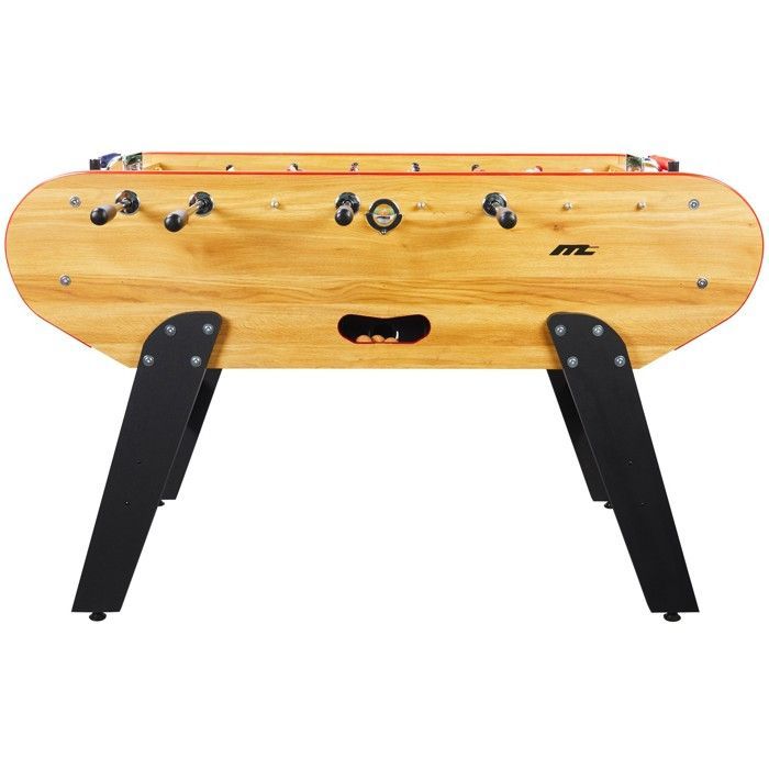 Mannoni Play foosball table - light wood - 155 x 110 x 96 cm - 2 cork balls included