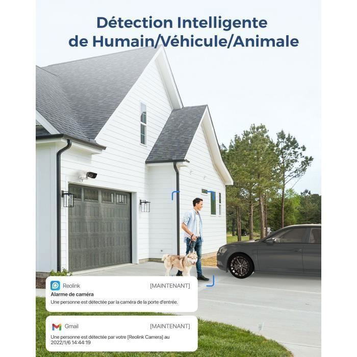 Reolink Duo Series M81S 8MP PoE Surveillance Camera, Dual 180° Lens, Intelligent Motion Detection, Night Vision, Audio