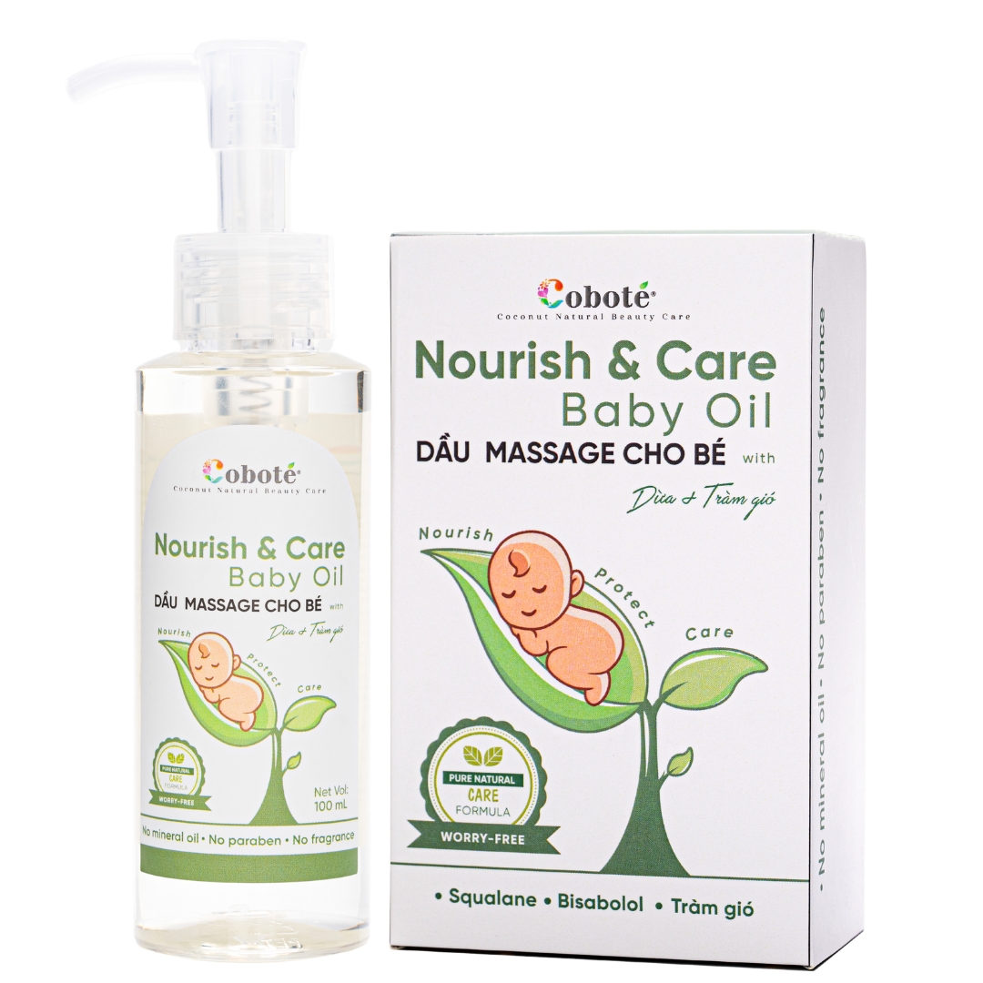Huile pour bébé Coboté Nourish and Care