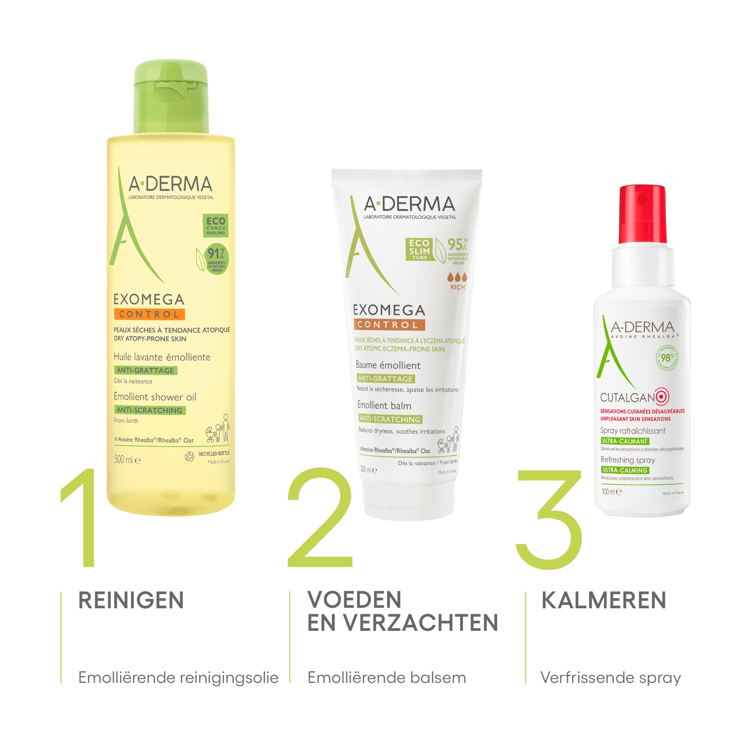 A-DERMA Burro Corpo Balsamo Idratante Controllo Exomega - 200 ml