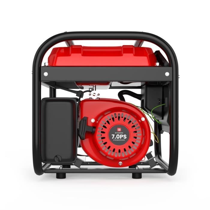 Generador - GENTOR - GT2200D - 2200 WATT - 15 l - 65 db - rojo