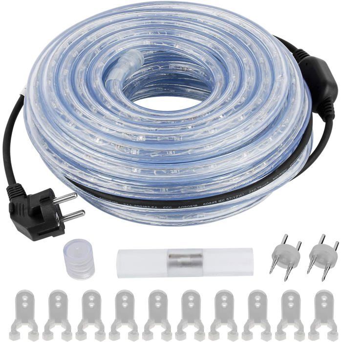 Guirnalda de luces LED para exteriores - Forever Speed - 12 m - 432 LED - IP65 blanco cálido