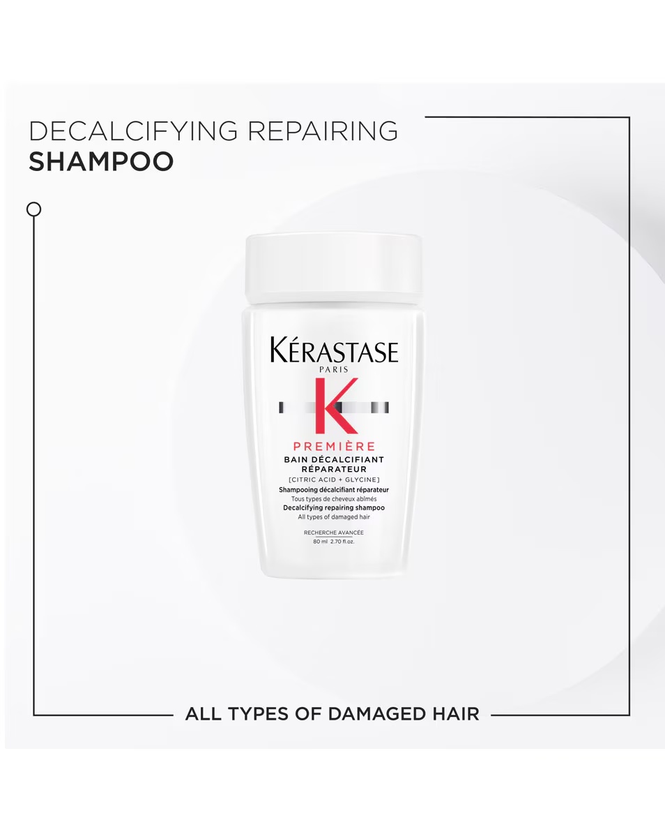 Σετ περιποίησης μαλλιών KÉRASTASE Premiere Discovery με ασβέστιο για την αφαίρεση και επανόρθωση των μαλλιών