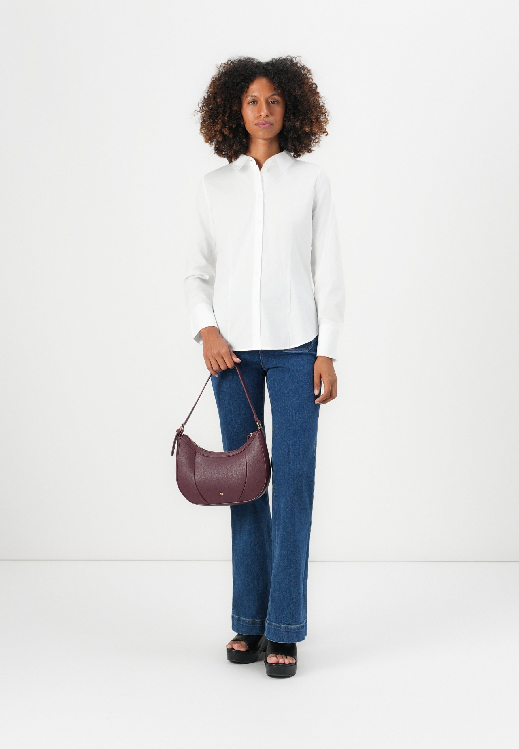 CHEMISE AJUSTÉE TOM TAILOR - Chemisier boutonné - Blanc