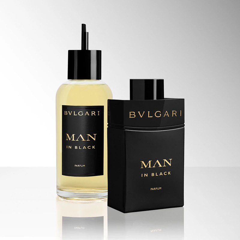 BVLGARI Bvlgari Man In Black Parfum, perfume recarregável para homens.