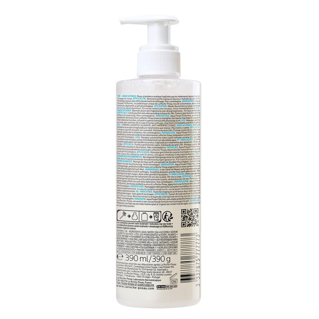 La Roche-Posay čistilna krema Effaclar H ISO-BIOME - 390 ml
