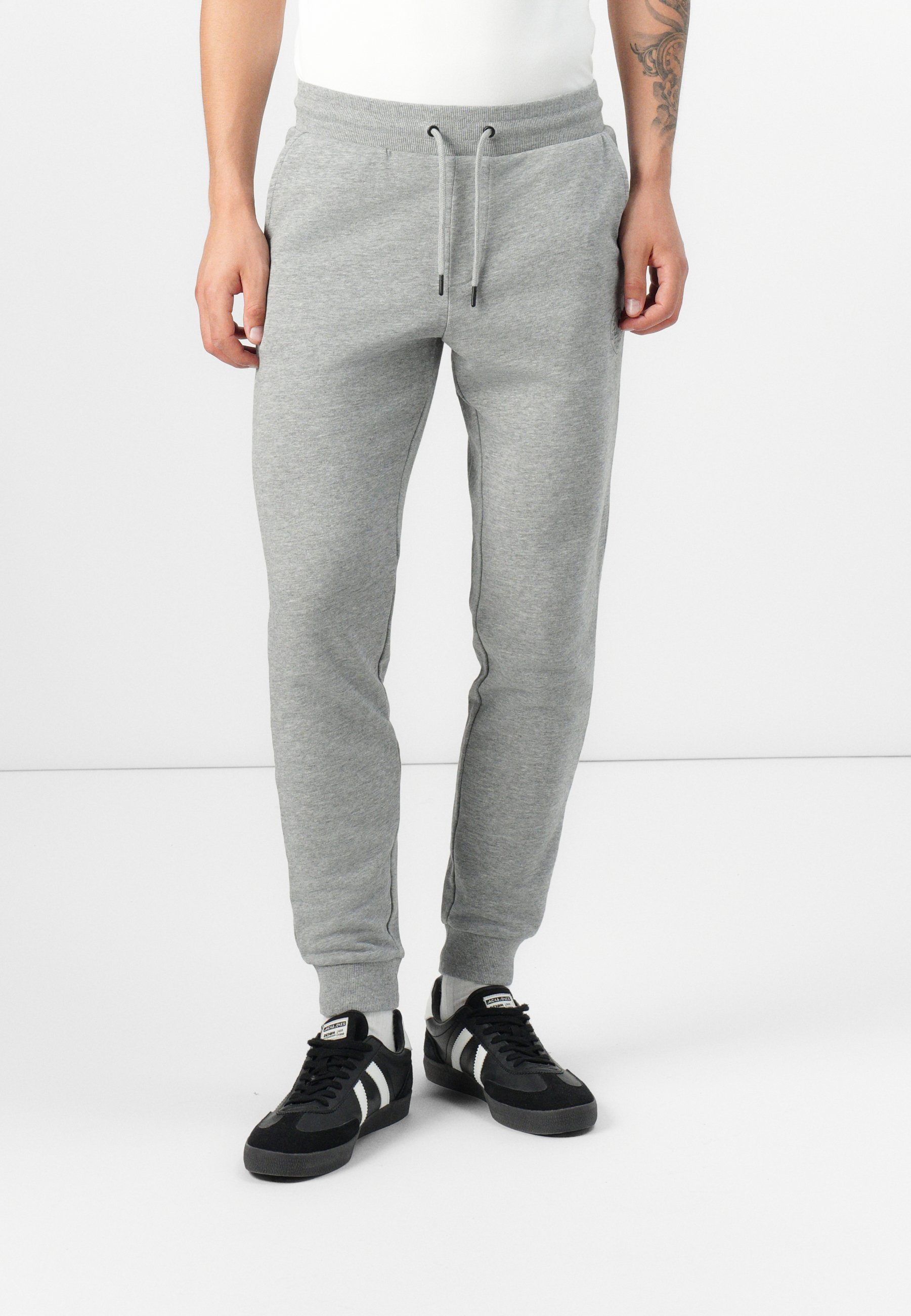 Jack & Jones JJIGORDON JJSHARK - Trainingshose - hellgrau meliert