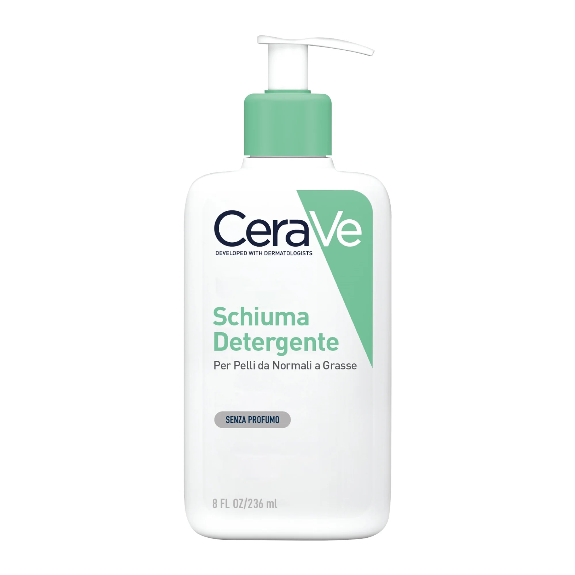 CERAVE Mousse Nettoyante Visage CeraVe 236 ml Pour peaux normales à grasses