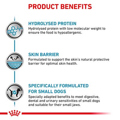 Royal Canin Veterinary Hunde Hypoallergenes Futter für kleine Hunde
