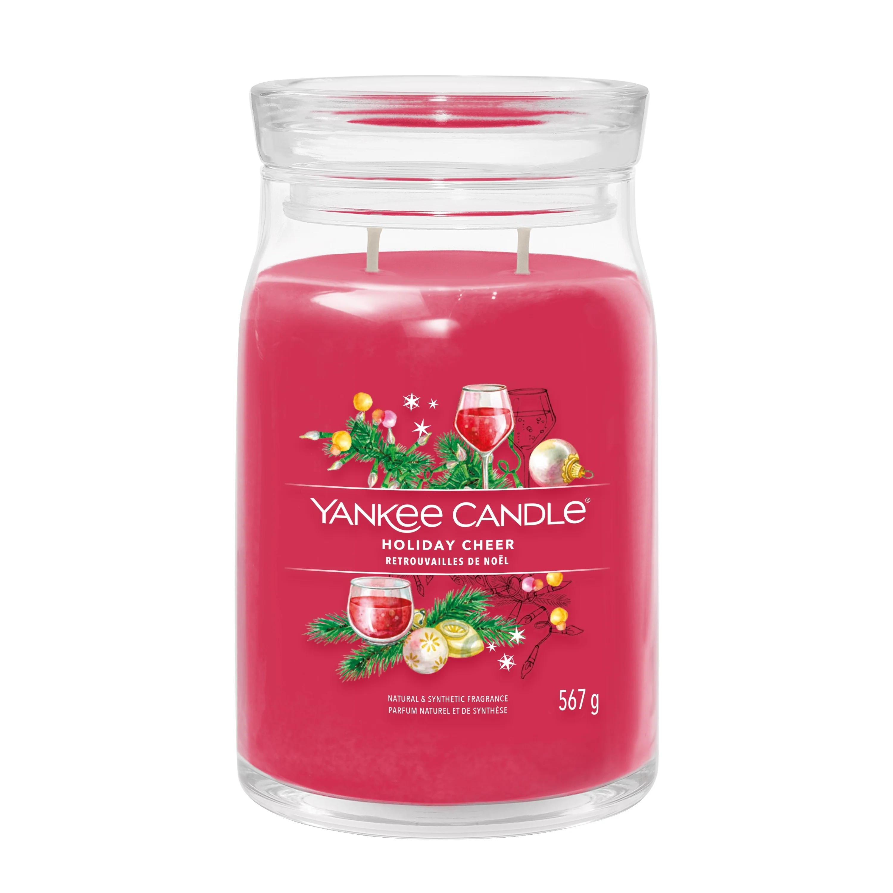 Signature Jar Candles Holiday Cheer - Candela Profumata