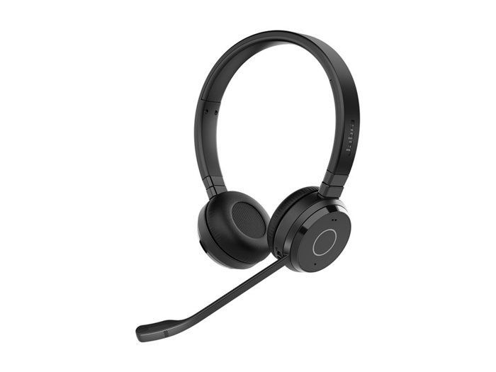 Fone de ouvido - Bluetooth - Sem fio - USB-A via adaptador Bluetooth - Jabra - Jabra Evolve 65 TE Estéreo - Fone de ouvido - On-ear