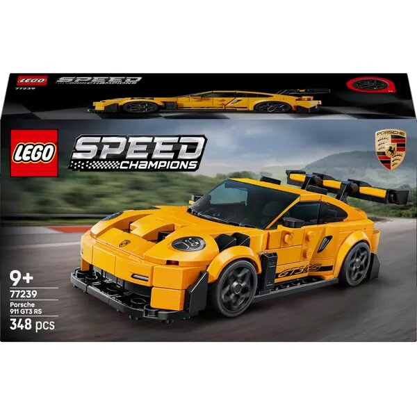 LEGO Speed Champions 77239 Porsche 911 GT3 RS superšportni avtomobil