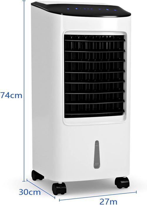 Condizionatore d'aria portatile GOPLUS 7L con timer, oscillazione regolabile, ventola di raffreddamento con 3