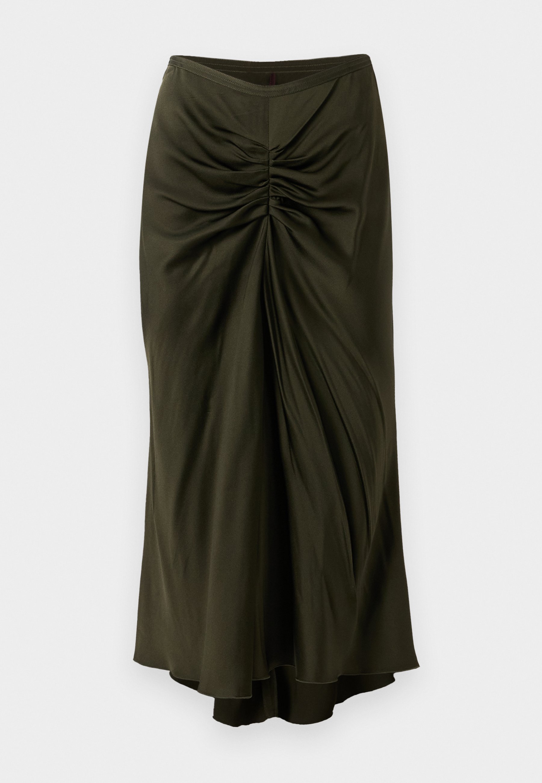 Victoria Beckham BELLA - A-lijn rok - donker olijfgroen
