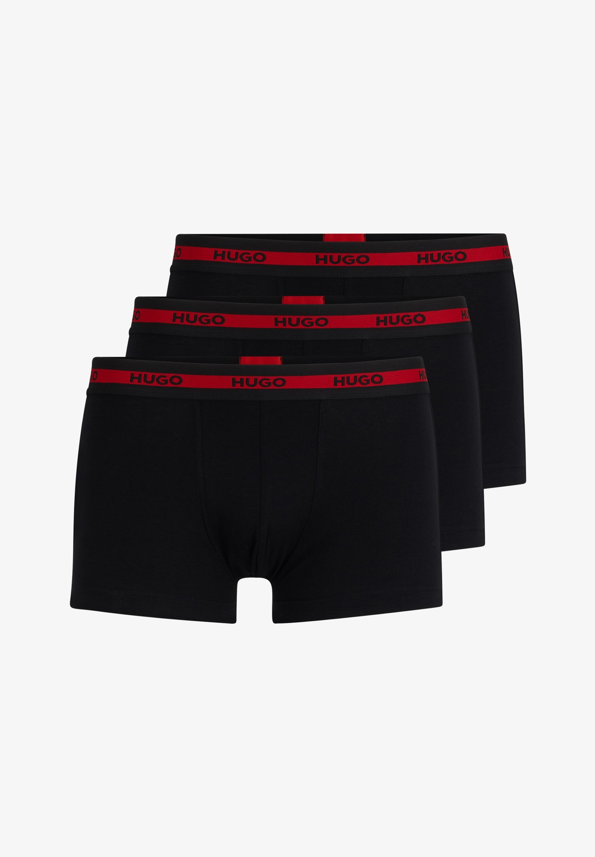 HUGO TRUNK 3 PACK - Trunks - black