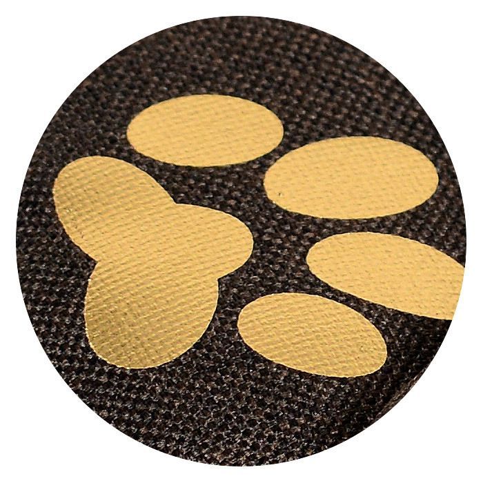 KINGDOG dog basket 100x75 cm personalized waterproof gold bones