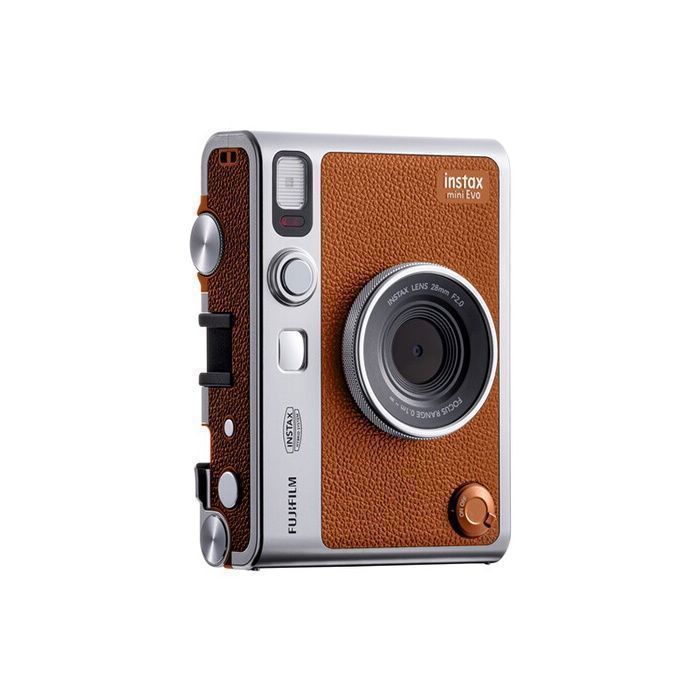 Fotocamera istantanea - Fujifilm - Instax Mini Evo - Marrone - Bluetooth - Flash integrato