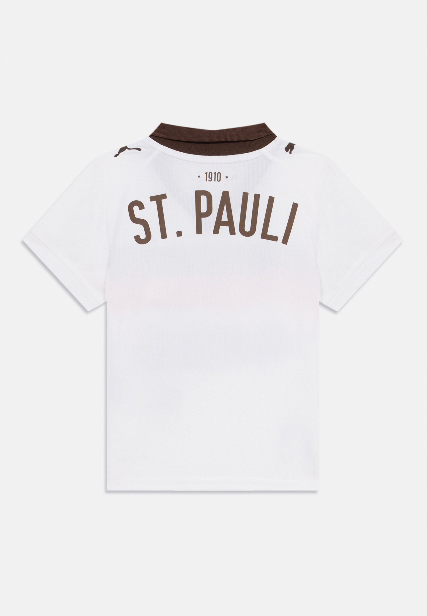 Maglietta sportiva Puma FC ST. PAULI AWAY UNISEX - bianco/marrone espresso