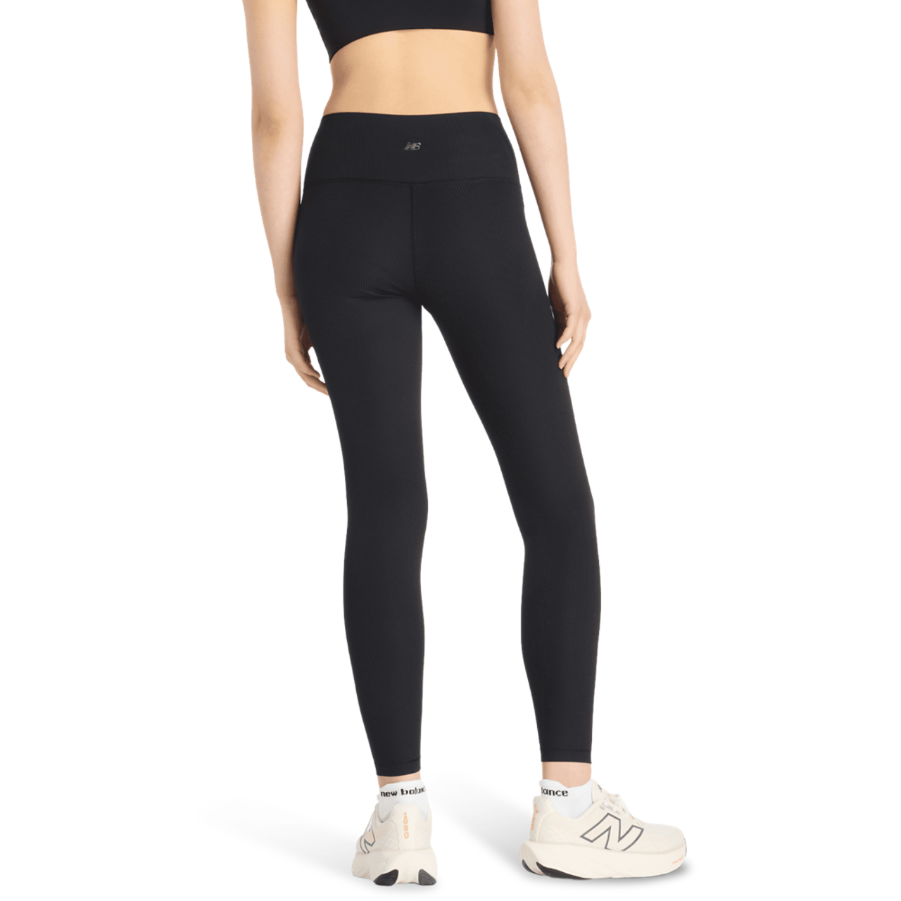 New Balance Ribbede Leggings med Høj Talje