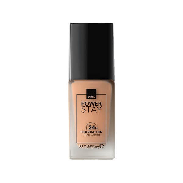 Base de maquillaje Avon Power Stay 24 horas, tono natural cremoso 230N