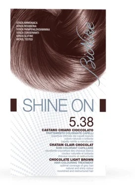 BIONIKE Bionike Shine On coloration capillaire 5.38 châtain clair chocolat