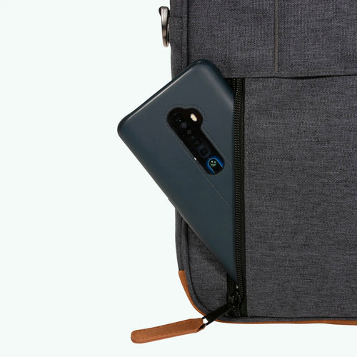 Cabaia London graue Laptoptasche