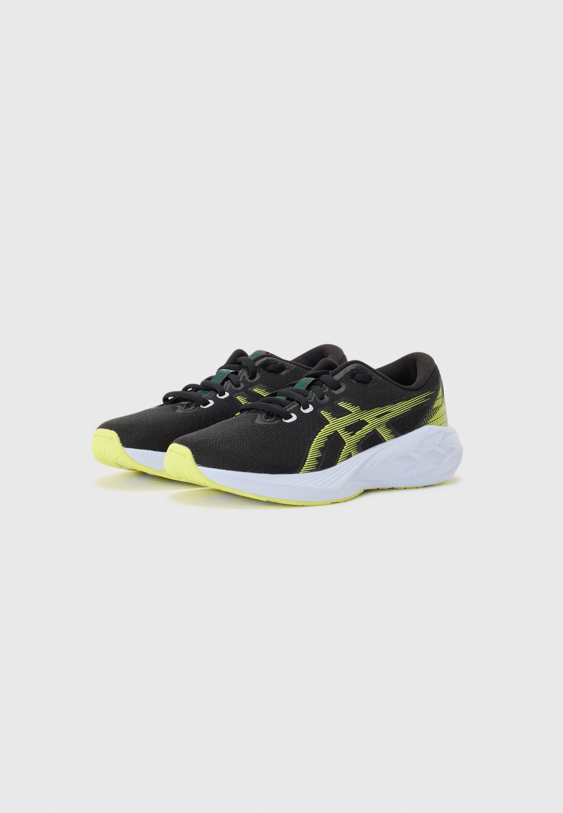 ASICS NOVABLAST 5 UNISEX - Hardloopschoenen voor op de weg - zwart/citroen