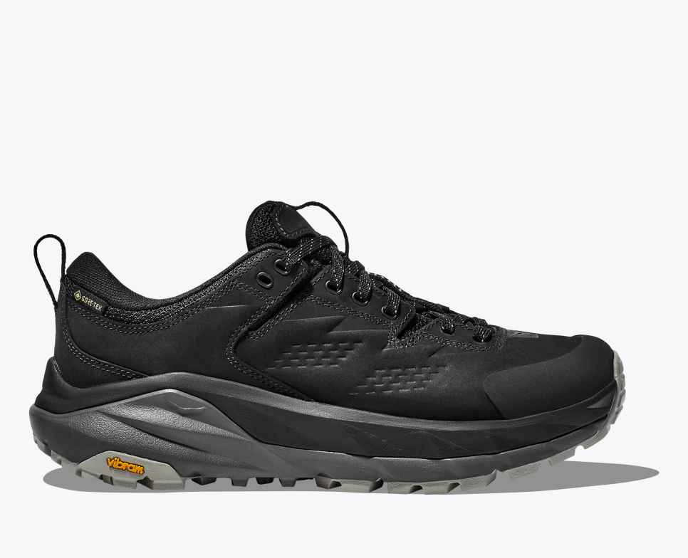 HOKA Elite Terrain System Kaha Low GORE-TEX Zwart / Satellite Grijs