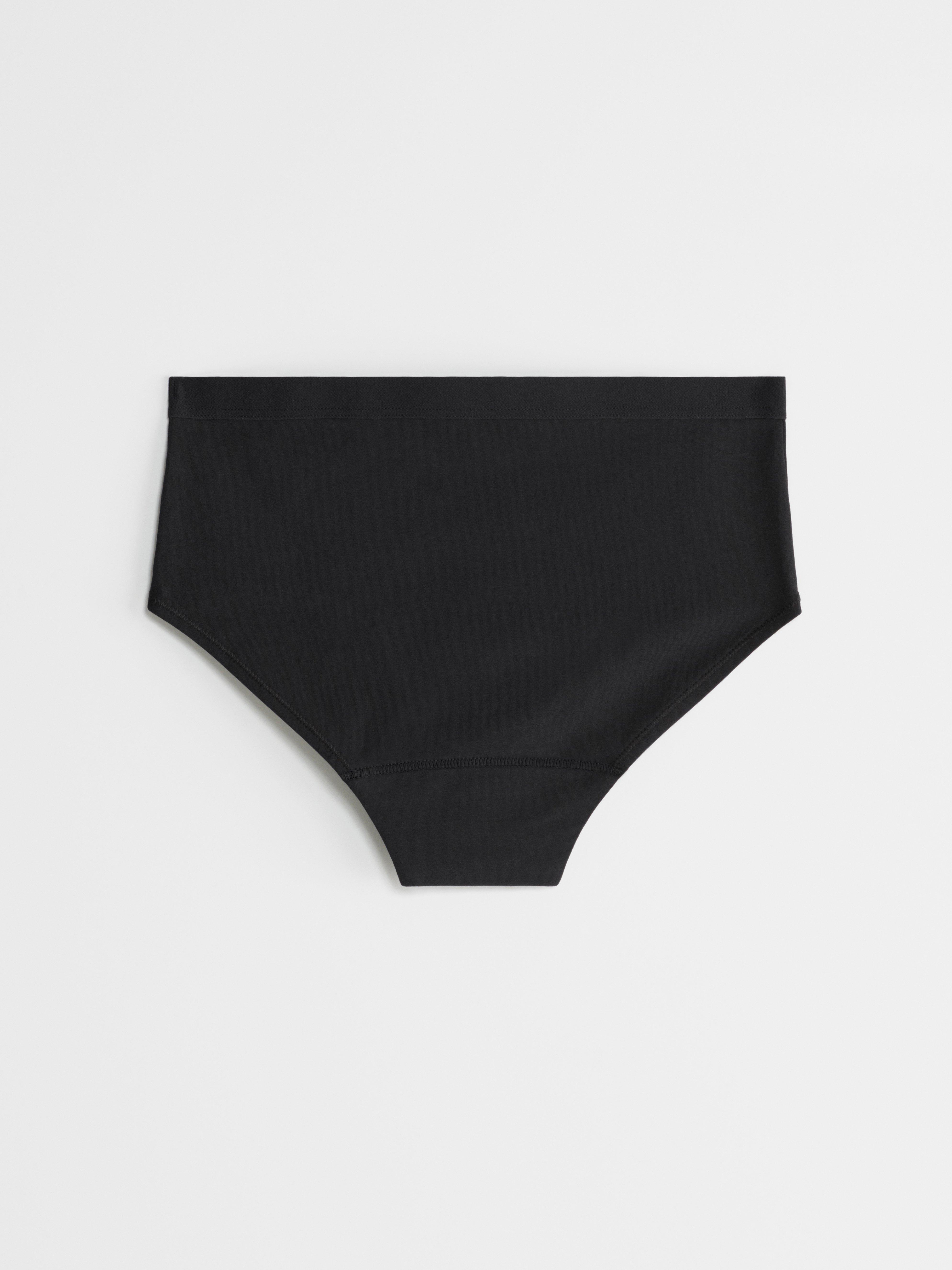 Calcinhas menstruais de absorção média – Teens Hiphugger – Female Engineering Black