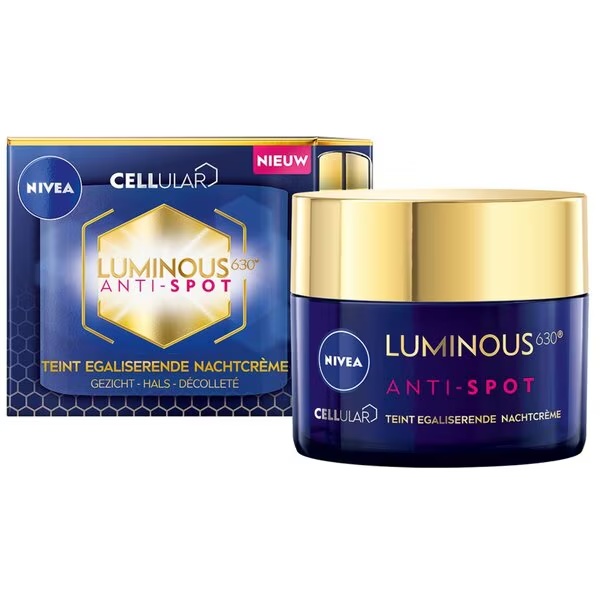 NIVEA Cellular Luminous 630 noćna krema protiv mrlja<br>50ml - Svi tipovi kože